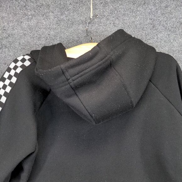 Wear Code Snoopy Chill Check Trim Cropped Hoodie Sweatshirt Womens Large Black - Picture 7 of 12